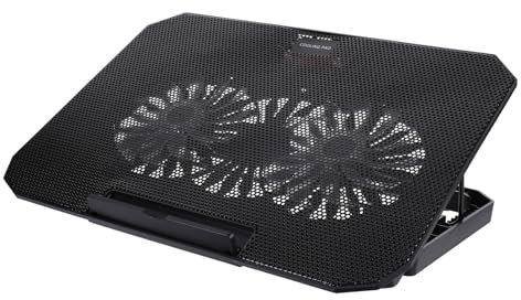 EXCEART 1Pièce Support Refroidisseur Ordinateur Portable Ajustable Ventilateur Silencieux USB pour Dissipation De Chaleur Optimal Stand Compact pour PC Portable