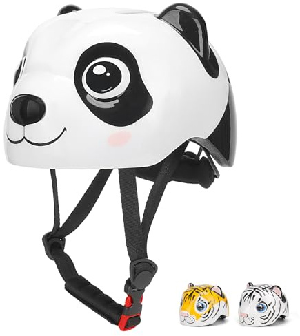 Casque Vélo Enfant 2-6 Ans Réglable 47-54 cm, Anti-Choc