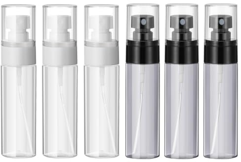 aieieii 6 Pcs 100ml Spray Bottles, Small Spray Bottles 100ml | 100ml Travel Bottles Spray, Travel Spray Bottles for Toiletries, Suitable for Hair Care and Travels