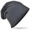 Miobo Jersey Slouch Beanie Unisex Herren Damen Mütze Trend Anthrazit-M