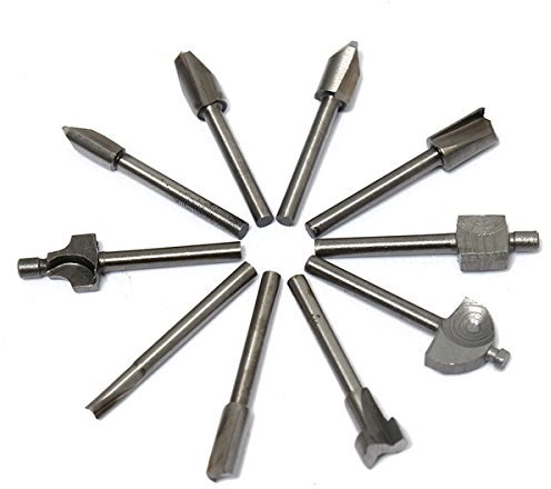 EsportsMJJ 1/8 Inch 3.175 mm Schaft HSS Router Bits-Dateien Für Dremel