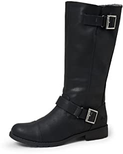 Rocket Dog Berry, Stivali Biker Donna, Black Lewis, Numeric_41 EU