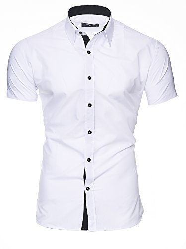 Kayhan Homme Chemise Manches Courtes, Florida White (4XL)