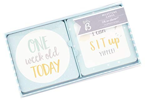 Busy B Meilensteinkarten – blau