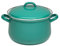 Generisch Riess 0608-111 Marmite avec couvercle 20 cm, 3,5 l, Natur.G.Dark, acier émaillé, vert, 1,676 kg, diamètre 20 cm, 3,5 l, 28 x 21,8 x 13,4 cm