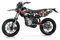RED Dekor Aufkleber kompatibel mit BETA RR 50 oder 125 2006 bis 2010 (50)