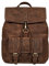 STILORD 'Kacey' Daypack Damen Leder Vintage Lederrucksack für 13.3 Zoll Laptops DIN A4 Kleiner Unirucksack Cityrucksack Elegant Damenrucksack Echtleder, Farbe:aneto - braun