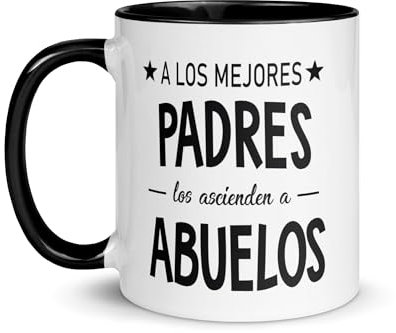 Kembilove Tazas Padre – Taza del día del Padre – Regalos originales para hombre – Taza Personalizada papa – Taza super papa – Regalos originales (dISEÑO 2)