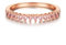 925 Sterling Silber Ring mit Herzform in Rosegold für Damen, Frauen und Mädchen I Damenring Schmuck mit Herzen in Rosa I Ringe mit Stein aus Echtsilber als Herz (Rose, 56)