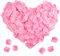 DONQL 2300PCS Pink Rose Petals Decoration, Artificial Silk Flowers Petals, Fake Roses Petals for Bed Bedroom Wedding, Red Rose Petals Romantic Valentines Birthday Party Decorations (Pink)