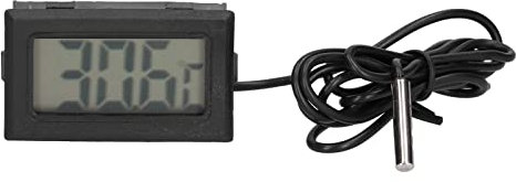 Medidor de Temperatura Electrónico Digital TS-806, Termómetro de Termopar con Pantalla LED con Sonda Externa para Acondicionadores de Aire, Detección de Temperatura del Refrigerador