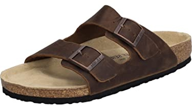 Josef Seibel Herren Pantoletten Bernard 01, Männer Hausschuhe,Weite G (Normal),daheim,zuhause,sandalen,sommerschuhe,mules,braun,41 EU