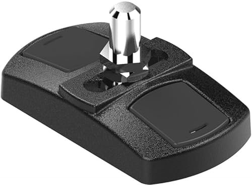 Crapaudine - Monobloc - Noir - Inox - Diamètre 12 mm - Hauteur 29,5 à 38 - pour Portail Battant - Soutien pour ouverture et fermeture - Fabrication Française