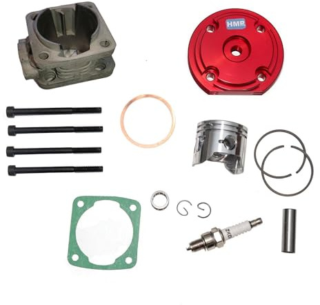HMParts Tuning Zylinder Set 44 mm ROT Pocket Bike Mini Cross 2-Takt