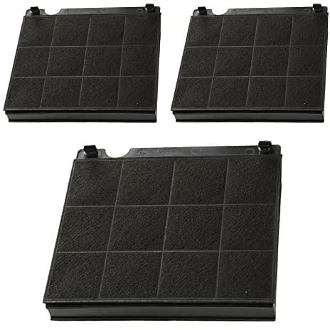 Elica – Filtro Carbón Original Campana Cocina Mod F00333 - Kit 3 piezas
