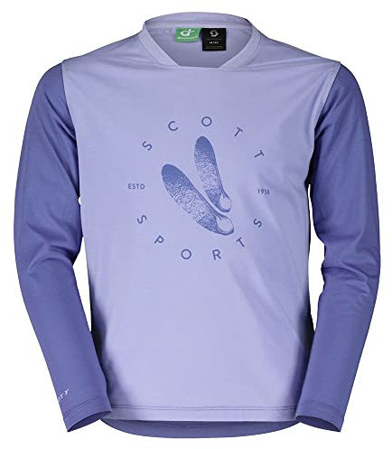 Scott Trail Trail Flow 20 DRI Junior Kinder Fahrrad Trikot lang moon blau 2024: Größe: XL (164)