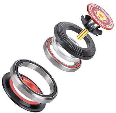 KIMISS 42 52 Mm Rennrad, Konisches Rohr zu Geradem Fahrrad-Headset-Lager Fahrrad-Vorderradgabel-Headset 44 Mm Fahrradlager
