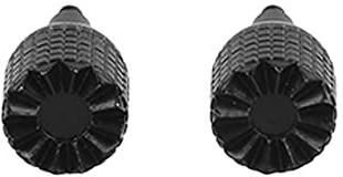 RiToEasysports 2 Stück Drohnen-Fernbedienungssticks, Kupfer Komfortable Berührung rutschfeste Fernbedienung Daumen-Rocker Joystick für RC PRO (Schwarz)