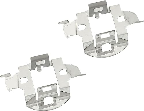 Unifizz Lampensockel-Adapterhalter, silberfarben, H7, HID, Xenon, 2 Stück, Lampenfassung für VW Sagitar Magotan
