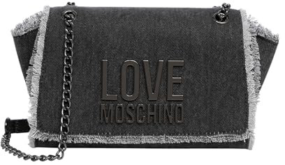 Love Moschino jc4317pp0i, Bolso de Hombro Mujer, Negro, Talla única
