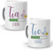 mundohuevo Pareja de tazas para la familia| Tazas con frase “Tío/Tía Loading”|Capacidad 350ml| Taza de cerámica AAA | Diseño único| Tazas divertidas para tus familiares| Regala alegría.