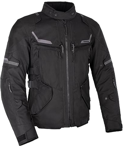 Oxford Rockland Men's Motorcycle Jacket, Black, M