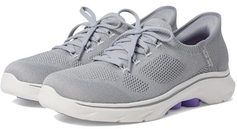 Skechers Go Walk 7 Via, Zapatillas Mujer, Gray, 39 EU