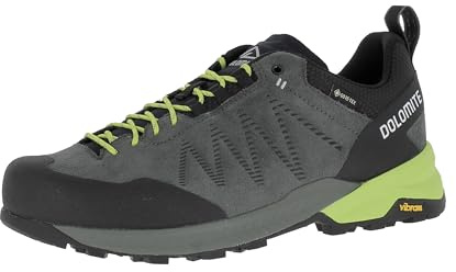 Dolomite Crodarossa Leather GTX Ms Zustiegsschuhe Silver Green/Lime Green UK 11,5 - EU 46,5