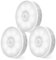KALAHOL Motion Sensor Lights Indoor, 3 Pack Rechargeable LED Cupboard Light, Magnetic Sensor LED Stair Light, Sensor Step Night Light for Stairs, Living Room, Bathroom, Hallway, Kitchen, Under Cabinet