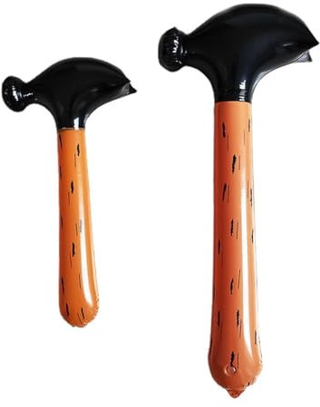 BORFUE Inflatable Hammer Inflated Blow Up Toy Fancy Dress Accessories Inflated Pool Novelty Toy for Adult Fancy Dress and Kids Children (2)