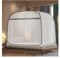 Mosquitera para Cama Portátil Mosquitera Tienda con Cremallera de Doble Puerta, Plegable Mosquitera Cama para Viaje Hogar Cámping(H,150x200cm)