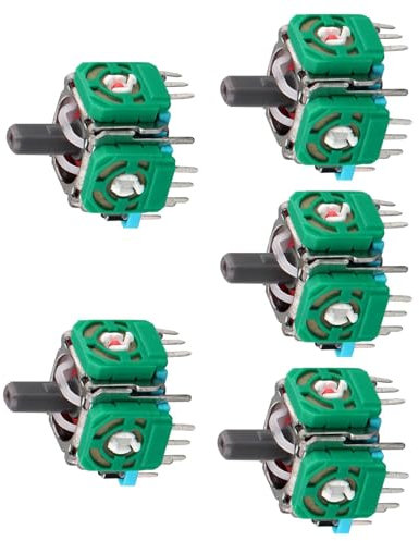 5er Pack Joystick Modul,Controller Analog Stick Set für Xbox One, Modellbau Joystick Modul mit 3D Thumbstick für Gamer, Ersatzteil für Xbox Elite Wireless Controller Einzelteile Upgrade