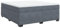 vidaXL Boxspringbett, Polsterbett Bett mit Matratze, Bettgestell mit Lattenrost, Doppelbett für Schlafzimmer, Dunkelgrau 180x200cm Samt