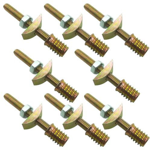 8 Set Arbeitsplattenverbinder, M8*100mm Plattenverbinder Möbelverbinder Tischplatten Verbindungsbolzen zum Verbinden, Klemmen, Befestigen von Möbeln