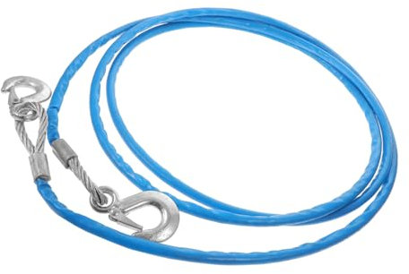 DRESSOOS 1 Pc Robusta Corda Da Traino Ganci Del Cavo Del Verricello Cavo c Cavo Di Traino Resistente Cavo Di Traino Di Emergenza Per Rimorchio Argano Del Rimorchio Trainare