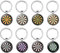 Keboyoe 8 Stück Dartscheibe Schlüsselanhänger, Dart Pfeil Schlüsselanhänger, Dart Deko, Dart Geschenke Für Männer, Dart-Enthusiasten, Dartspieler