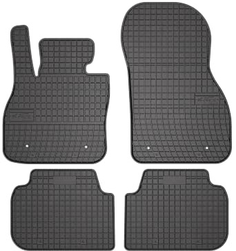 Wielganizator SolidPRO Gummimatten passend für Mini Clubman R55 (2006-2014) | Qualität: Premium - Genaue Passform, rutschfest 4-teilig Fußmatten- Schwarz