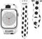 Personalised Football Watch Band Compatible with Apple Watch Series for Women Men, Soft Silicone Sports Strap Name Replacement for iWatch 38mm 40mm 41mm 42mm 44mm 45mm 46mm 49mm