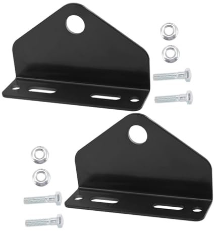 MAGICLULU 2 Ensembles Kit de Remorque pour Tondeuse à Gazon Zéro Tour Adaptateur de Récepteur Acier pour Tondeuses et Tracteurs Robuste et Durable