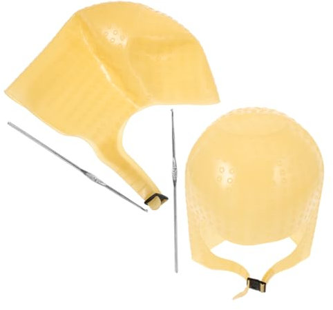 WOONEKY 2juego Gorro De Tinte Gancho Para Mechas y Coloración Resistente y Adecuado Para Mujer