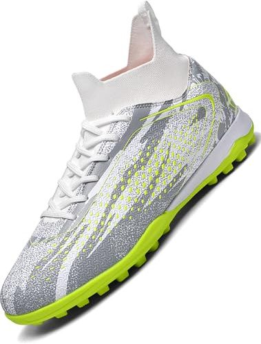 Donbest Boys Football Boots Kids Football Shoes AG FG Cleats Astro Turf Trainers Professional Spikes Competition Soccer Shoes
