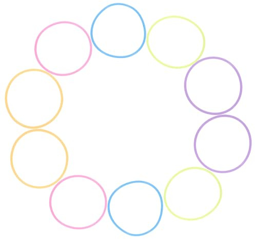 MAJORMENCH 10 Stück Teiliges Leuchtende Silikonarmbänder Elastische Glow in The Dark Armbänder Unisex Buntes Jelly Design für Party Alltag und Festivals
