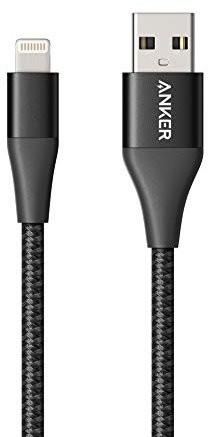 Anker 551 USB A auf Lightning Ladekabel, MFi Zertifiziert iPhone Kabel 90cm, für iPhone 14/13/12/11/ X/XS/XR/SE/8 Plus/7/6 und mehr (Schwarz)