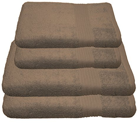 Julie Julsen Handtuch Set 2X Duschtuch 2X Handtuch Walnuss/in 23 Farben erhältlich weich und saugstark