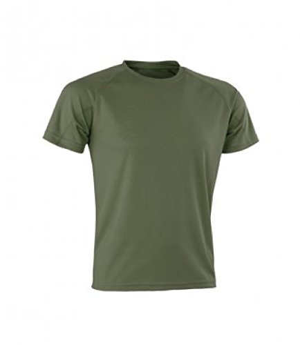 Spiro Mens Aircool T-Shirt (XL) (Combat)