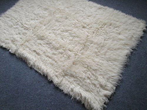 Mr.Ghorbani Athen Flokati ca 080 x 050 cm OVAL in 1500 Gramm Schurwolle