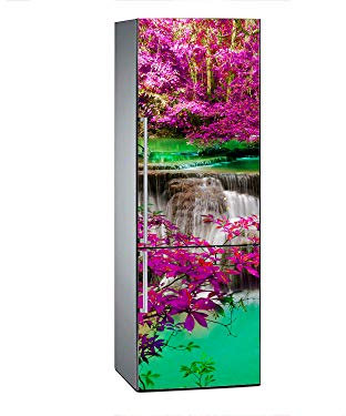 Oedim Vinilo para Frigorífico Cascada, Adhesivo Resistente y Económico,185x70 cm