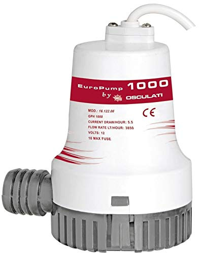 Saarwebstore Europump II 1000 12 V 3840 l/St. Pompa di livellamento, pompa a immersione