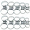 com-four® 20-teiliges Schlauchschellen, Schlauchklemmen in verschiedenen Größen, Spannbreite 16-26 mm, Bandbreite 8 mm