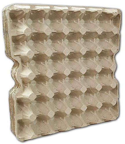 Ingbertson Eierkartons für Eier/Eierschachteln für Hühnereier ohne Aufdruck Eierpappen Eierhöcker Eierlagen Eierschachteln (10, für je 30 Eier, Eierpappen)